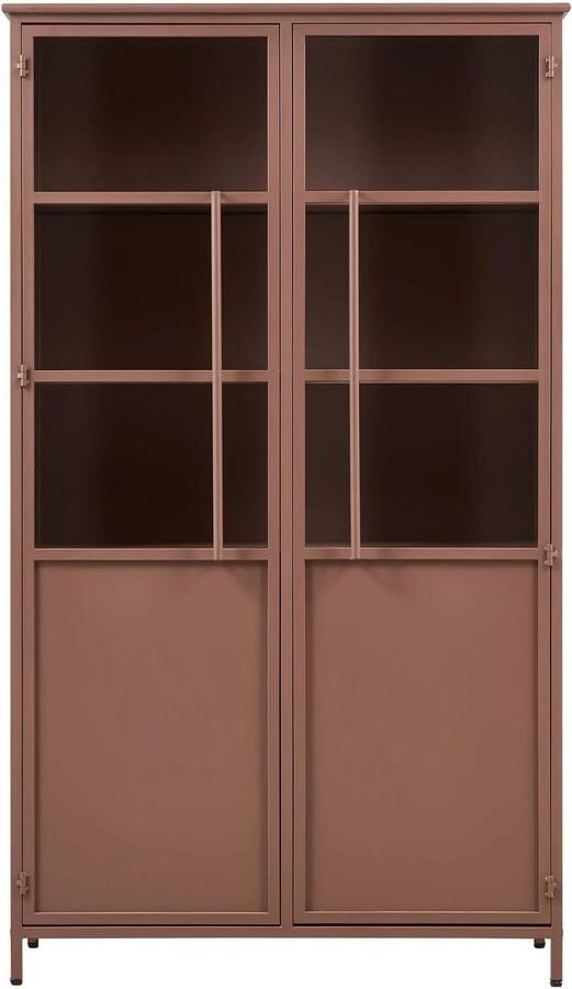 BePureHome Exhibit Vitrinekast Metaal Tan 170x99x44 - Foto 4