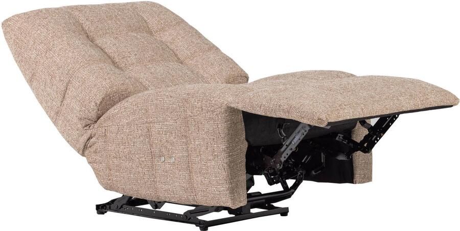 WOOOD Hein Relaxfauteuil Elektrisch Geweven Stof Naturel Melange - Foto 3