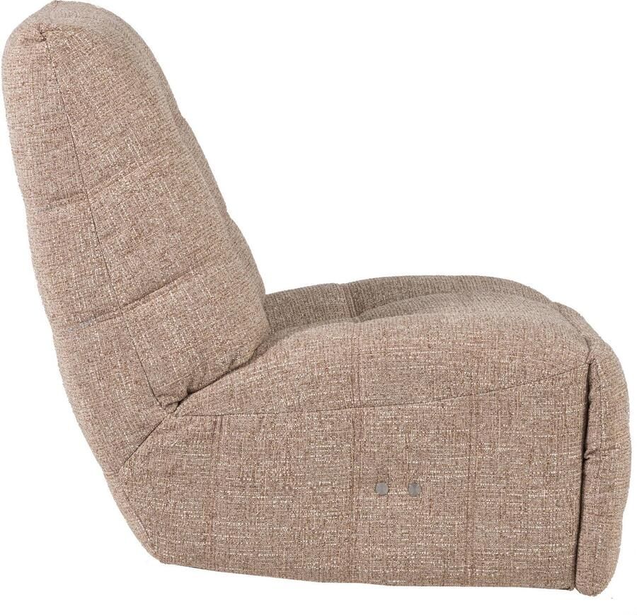WOOOD Hein Relaxfauteuil Elektrisch Geweven Stof Naturel Melange - Foto 4