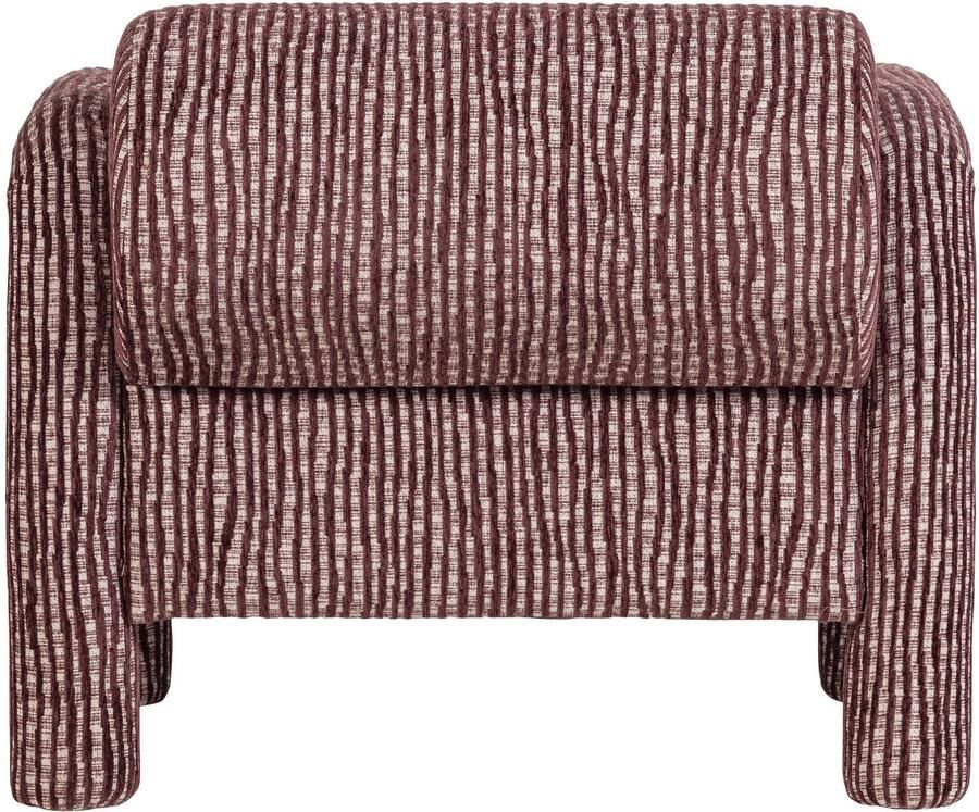 WOOOD Lenny Fauteuil Dessin Bordeauxrood 65x76x82 cm - Foto 3
