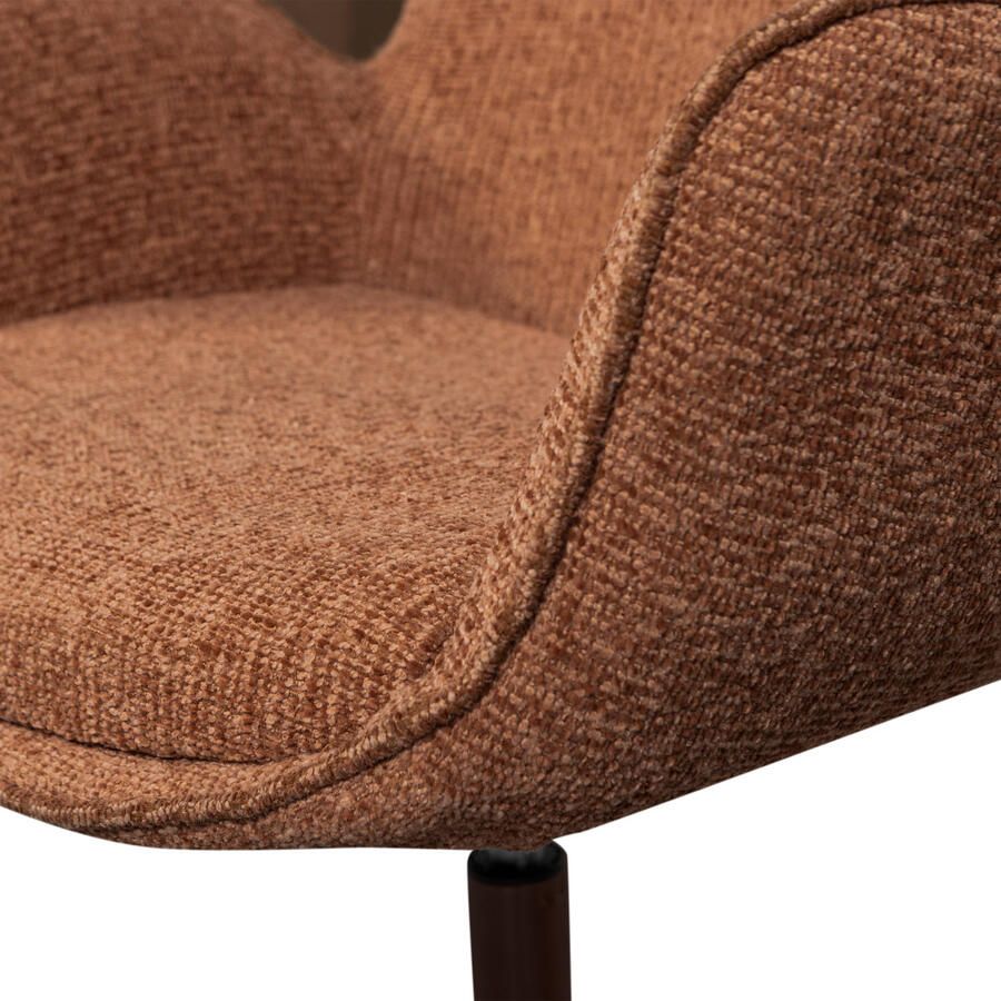 WOOOD Marten In Hoogte Verstelbare Fauteuil Oranje 91x79x76