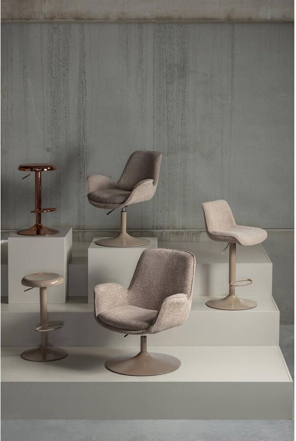 WOOOD Marten In Hoogte Verstelbare Fauteuil Zand 91x79x76 - Foto 3