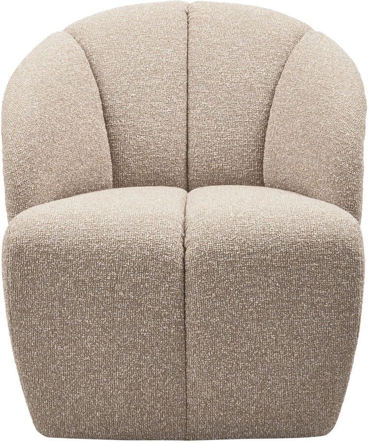WOOOD Mojo Draaifauteuil Bouclé Beige Melange 75x68x77 - Foto 2