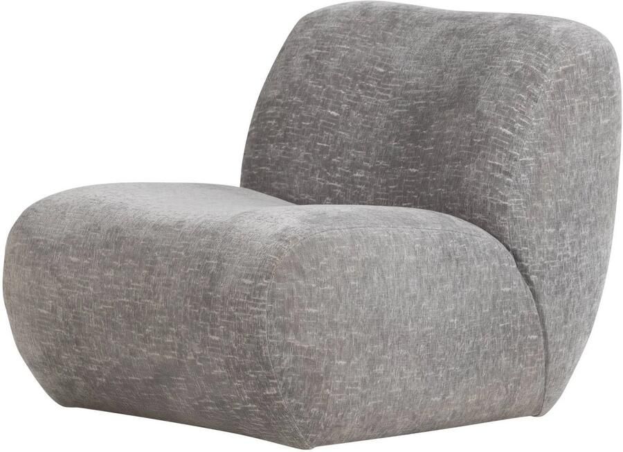 WOOOD Nomu Fauteuil Craquelé Velvet Lichtblauw 74x76x92