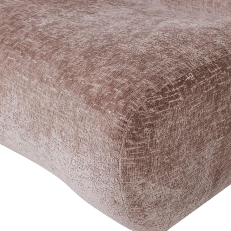 WOOOD Nomu Fauteuil Craquelé Velvet Lichtroze 74x76x92 cm