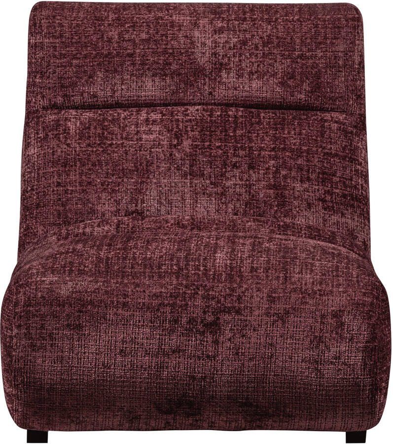 WOOOD Observe Fauteuil Chenille Stof Aubergine Paars 82x75x96 cm