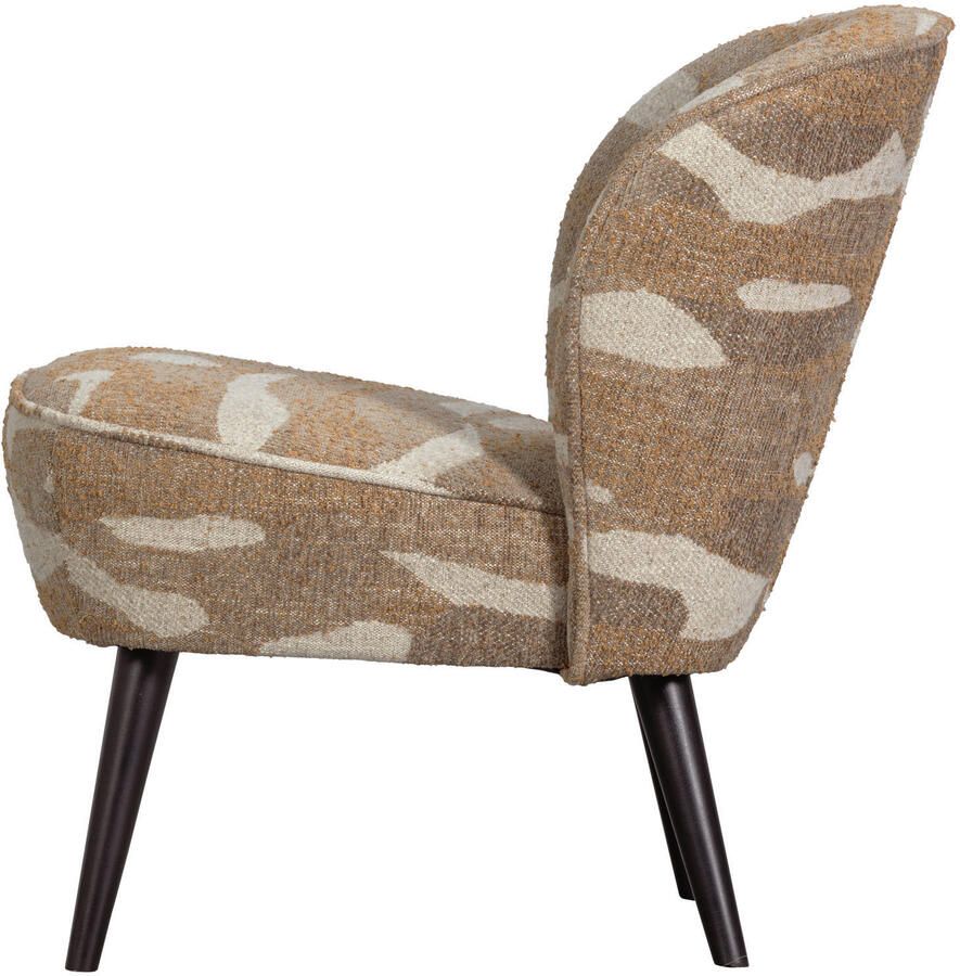 WOOOD Sara Fauteuil Geweven Stof Camouflage Dessin Groen 71x59x70 cm - Foto 2
