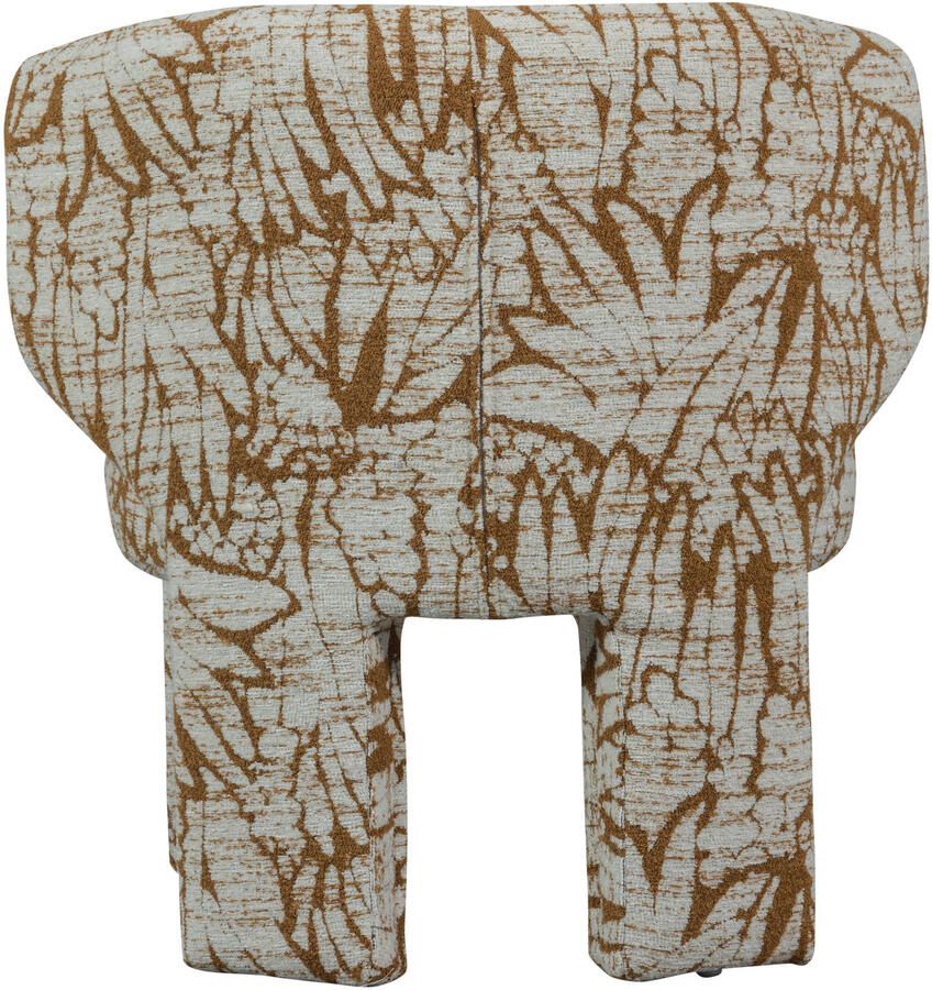 WOOOD Upke Fauteuil Met Dessin Geweven Stof Naturel Bruin 76x75x69 cm - Foto 2