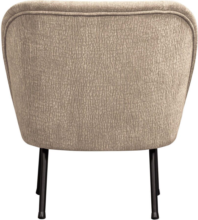 BePureHome WOOOD fauteuil Vogue 3D Chenille Zand 83x50x57 cm - Foto 2