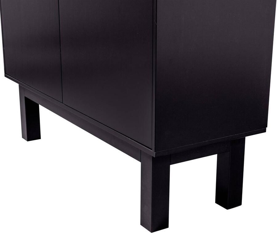 WOOOD Exclusive Finca Buffetkast Grenen Zwart 170x110x40 - Foto 4