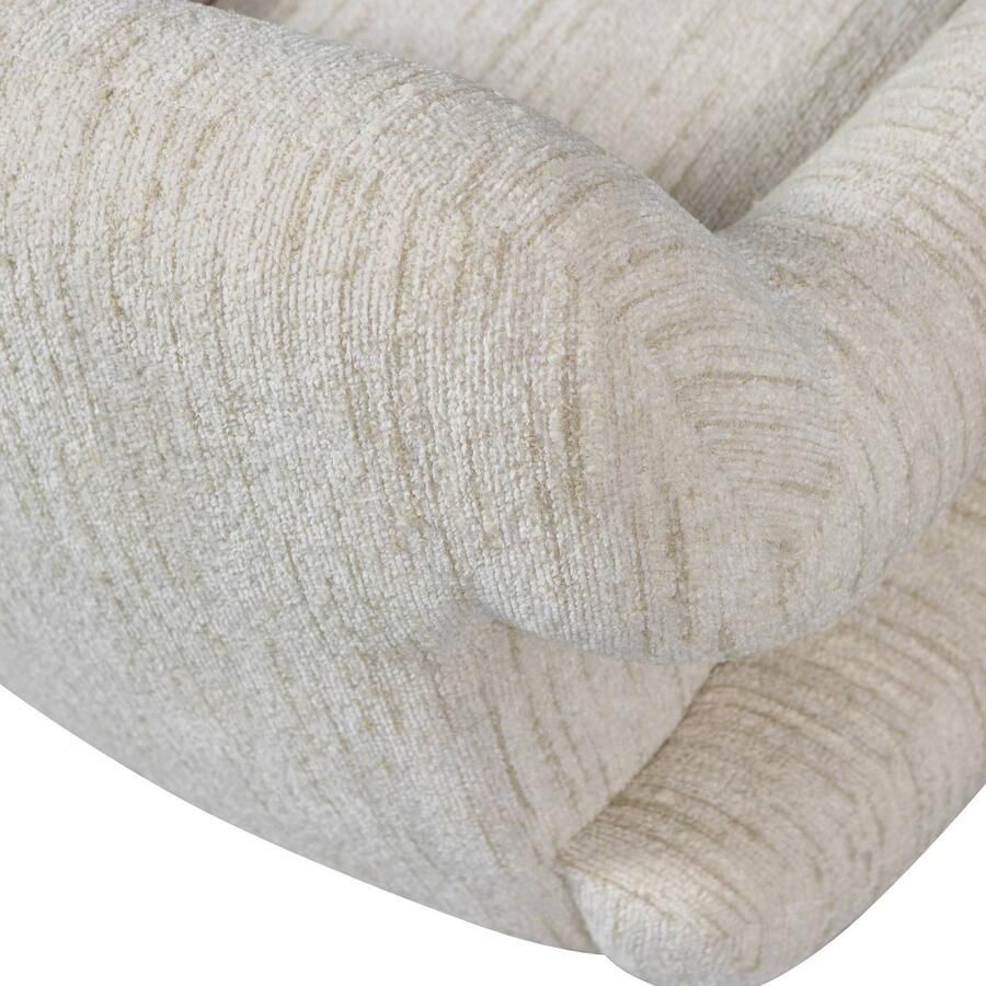 WOOOD Folke Fauteuil Chenille Stof Naturel Melange Beige 70x88x88 cm - Foto 2