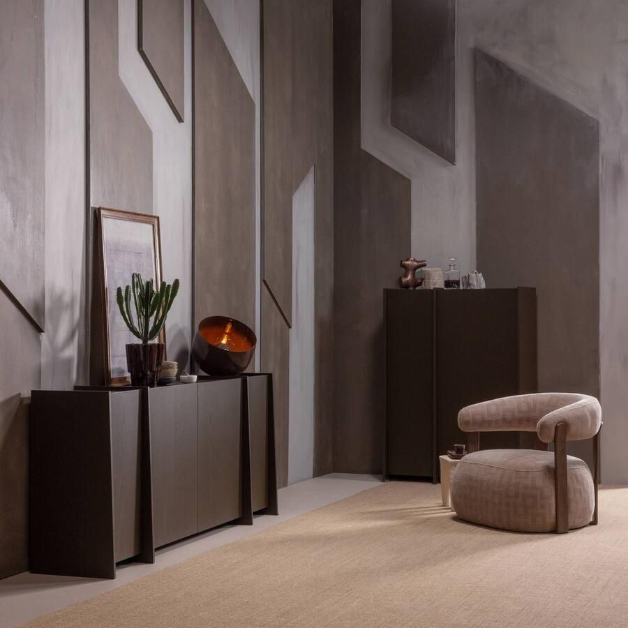 WOOOD Foon Fauteuil Structuurstof Zand Beige 78x82x73 cm - Foto 3