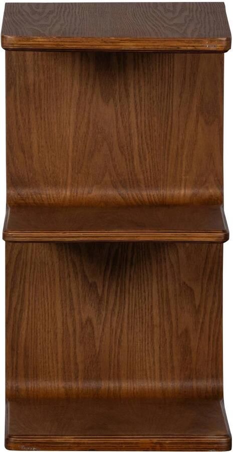 WOOOD Frey Multifunctionele Bijzettafel Hout Walnoot Bruin 40x60x32 cm - Foto 3