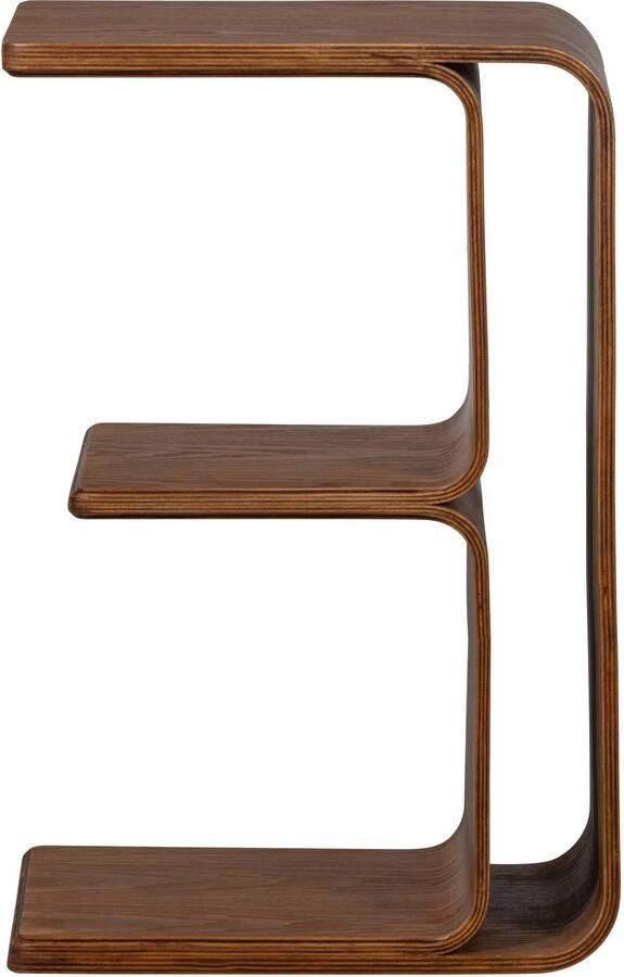 WOOOD Frey Multifunctionele Bijzettafel Hout Walnoot Bruin 40x60x32 cm - Foto 2