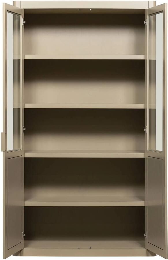 WOOOD Buffetkast Gunnar Grenenhout 217 x 120cm Mud - Foto 3