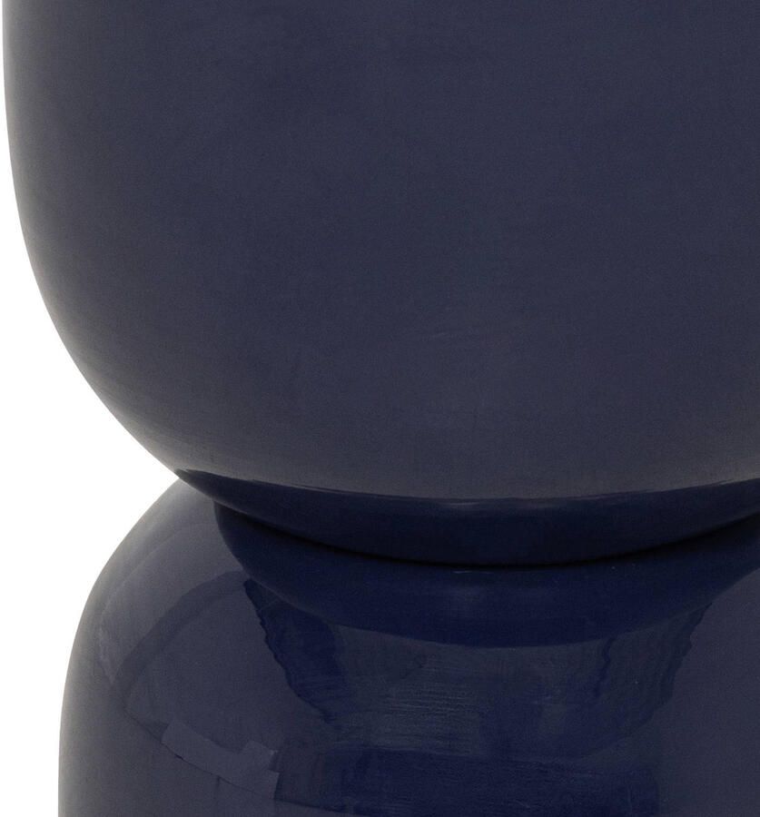 WOOOD Hekla Bijzettafel Metaal Donkerblauw 47x32x32 - Foto 3