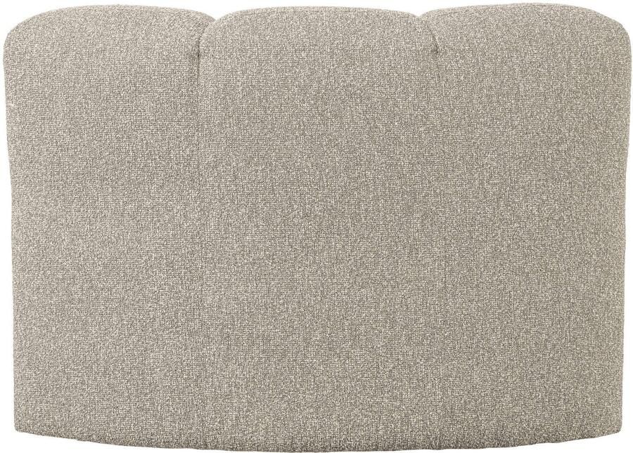 WOOOD Mojo Eetbankje Hoek Met Rugleuning Bouclé Beige Melange - Foto 2