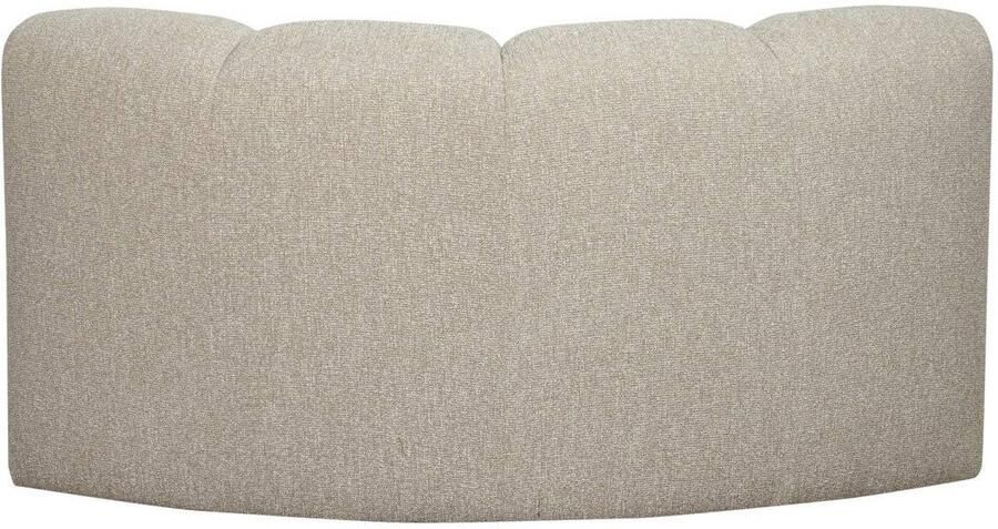 WOOOD Mojo Bank Hoekelement Bouclé Beige Melange 75x68x77 - Foto 3