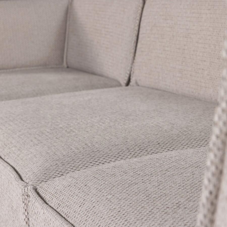 WOOOD Manu Chaise Longue Bank Grove Chenille Naturel 73x286x160