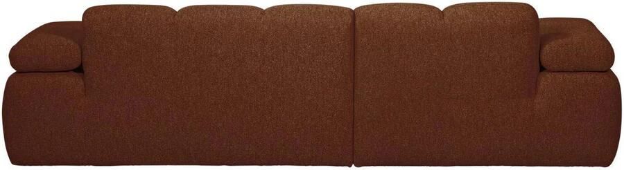 WOOOD Mojo Chaise Longue Bank Links Bouclé Roest Bruin Melange - Foto 3