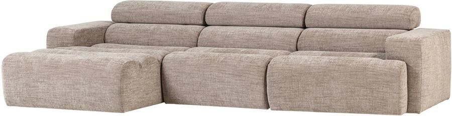 WOOOD Novi Chaise Longue Bank Links Polyester Naturel Melange - Foto 2