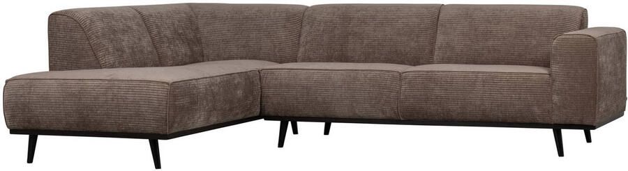 BePureHome Statement Hoekbank Links Rib Taupe 77x274x210 - Foto 2