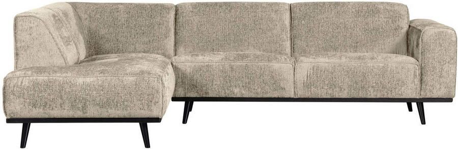 WOOOD Statement Hoekbank Links Velvet Beige Wheatfield - Foto 3