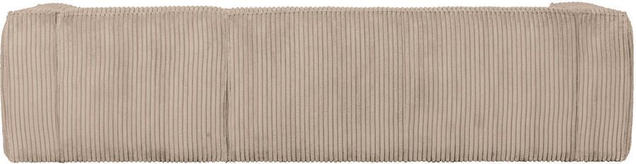 WOOOD Exclusive Bean Hoekbank Rechts Ribstof Travertin 73x305x96 - Foto 2