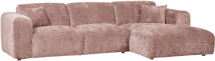 WOOOD Cloud Chaise Longue Bank Rechts Chenille Taupe 80x280x165 - Foto 3