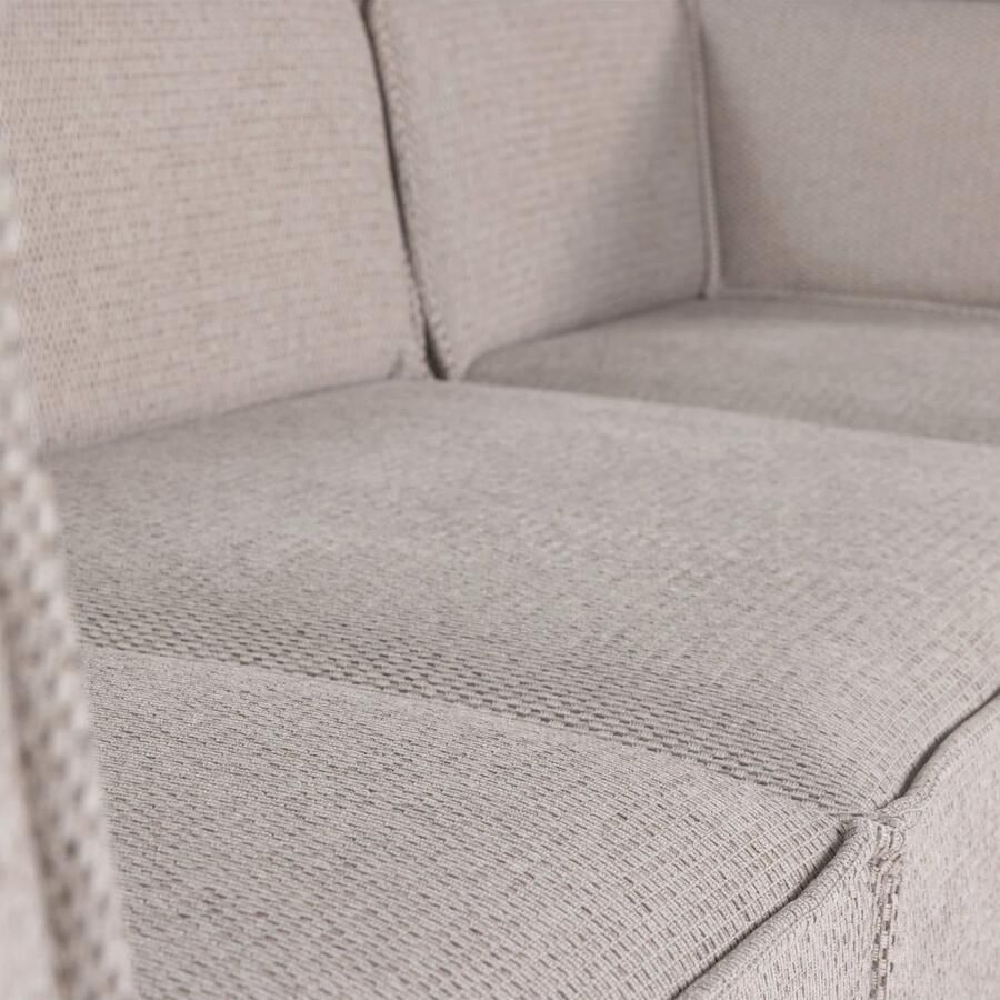 WOOOD Manu Chaise Longue Bank Grove Chenille Naturel 73x286x160 - Foto 2