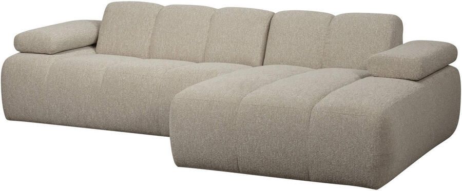 WOOOD Mojo chaise longue bank rechts Bouclé Beige Melange - Foto 3