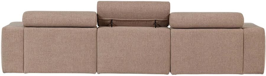WOOOD Novi Chaise Longue Bank Rechts Polyester Taupe - Foto 3