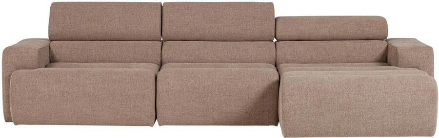 WOOOD Novi Chaise Longue Bank Rechts Polyester Taupe - Foto 2