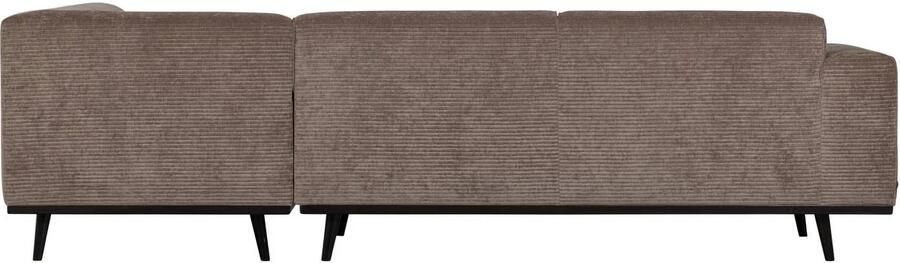 BePureHome Statement Hoekbank Rechts Rib Taupe 77x274x210 - Foto 4