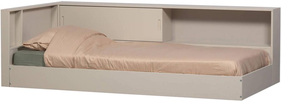 WOOOD Carter Hoekbed Links Rechts Grenenhout Dust Beige 90x200 - Foto 3