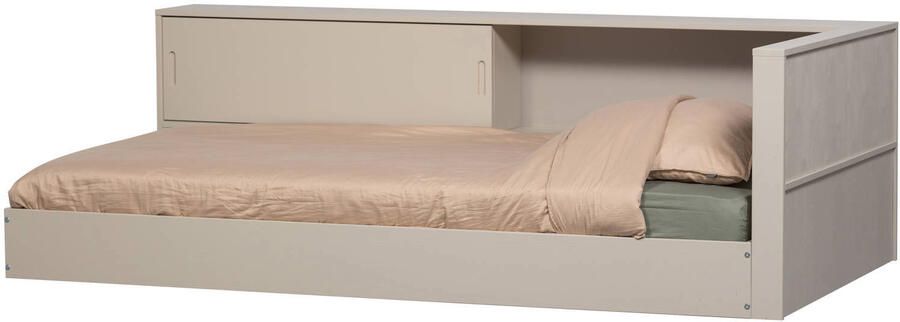 WOOOD Carter Hoekbed Links Rechts Grenenhout Dust Beige 90x200 - Foto 2
