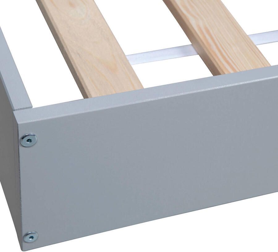 WOOOD Connect Hoekbed Grenen Betongrijs 60x213x118 - Foto 2