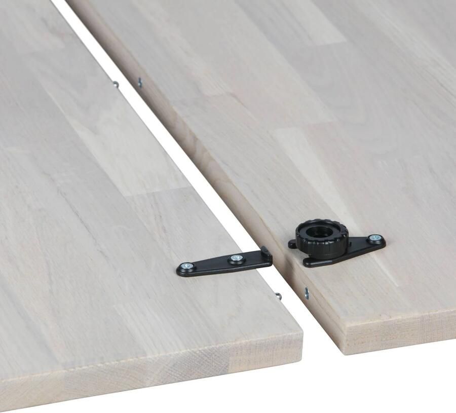 WOOOD Exclusive WOOOD Uitschuifbare Ronde Eettafel Lange Jan 120 x 120-200cm Eiken - Foto 4