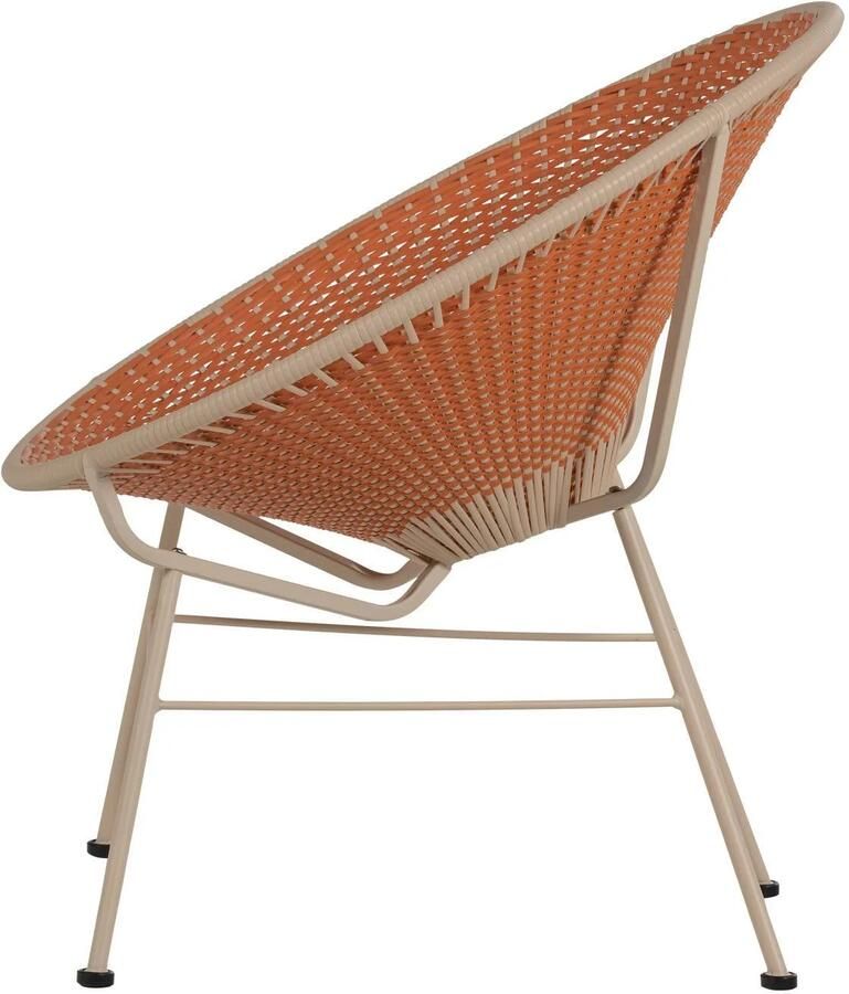 WOOOD Kazoun Loungestoel Kunststof Oranje 81x73x71 - Foto 3