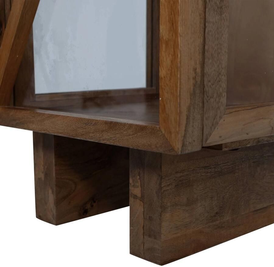 WOOOD Kella Kast 1-Deurs Mango Hout Naturel 137x40x39 - Foto 2
