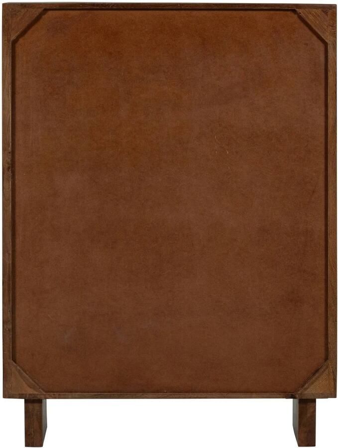 WOOOD Kella Kast 2-Deurs Mango Hout Naturel 132x100x44 - Foto 3