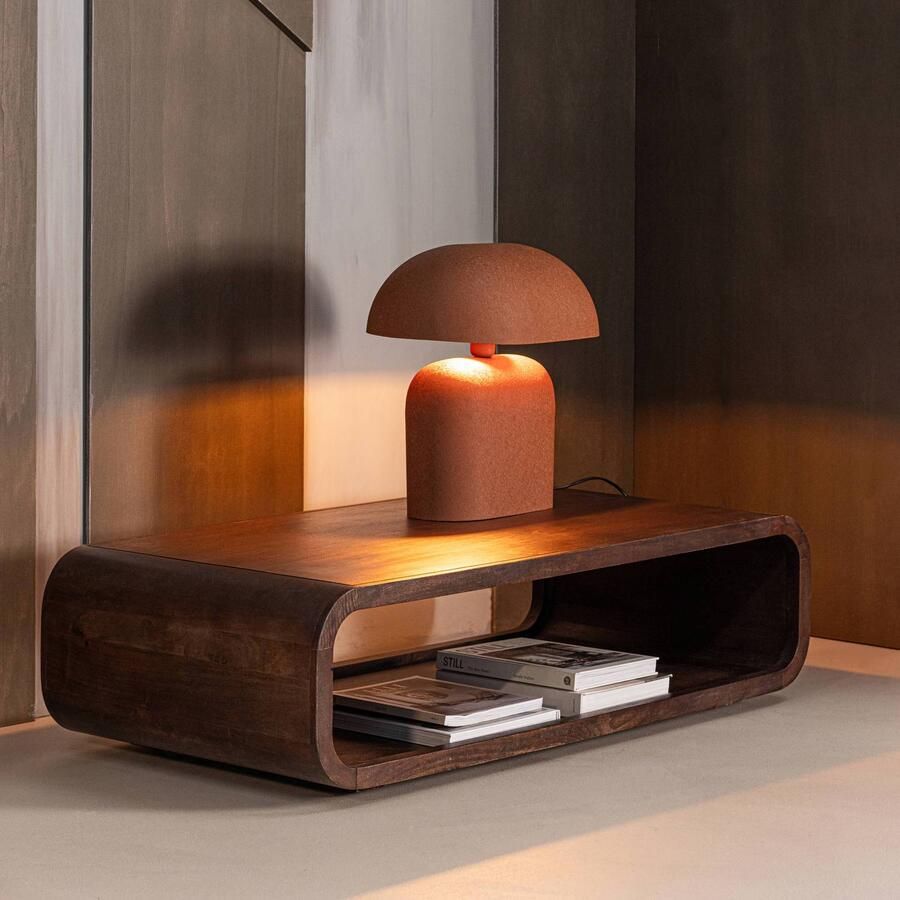 WOOOD Kinu Salontafel Mangohout Donkerbruin 32x120x60 cm - Foto 2