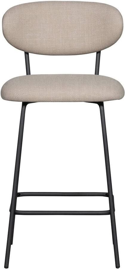 WOOOD Kjeld Barstoelen Polyester Naturel Set van 2 - Foto 3