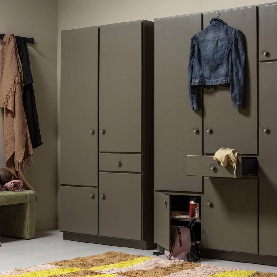 WOOOD Alfie Kledingkast Smal 107 cm Grenen (fsc) Forest