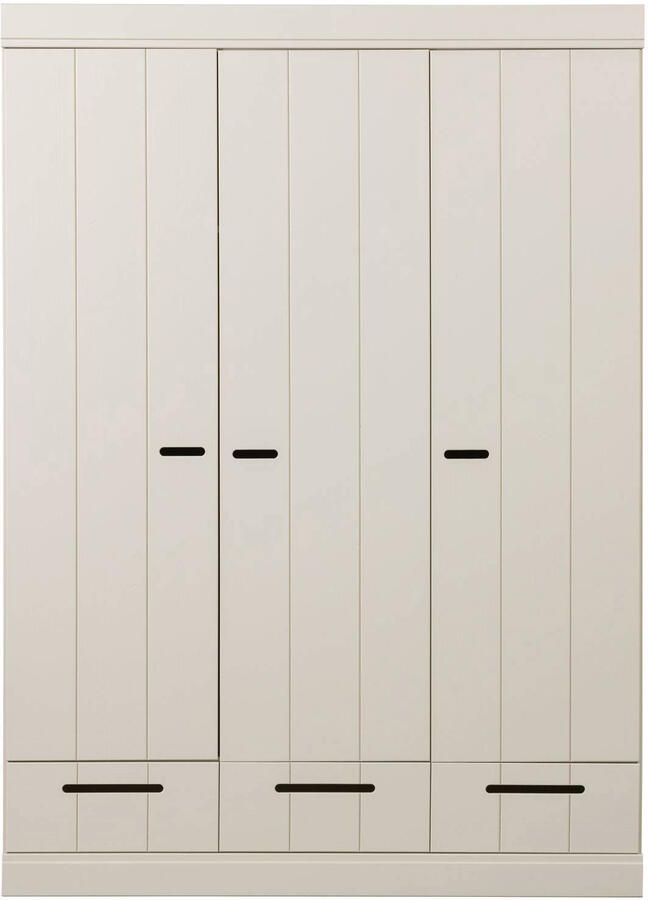 Woood Connect Kledingkast H 195 x B 140 x D 53 cm Lades Planken en Roede Dust - Foto 4