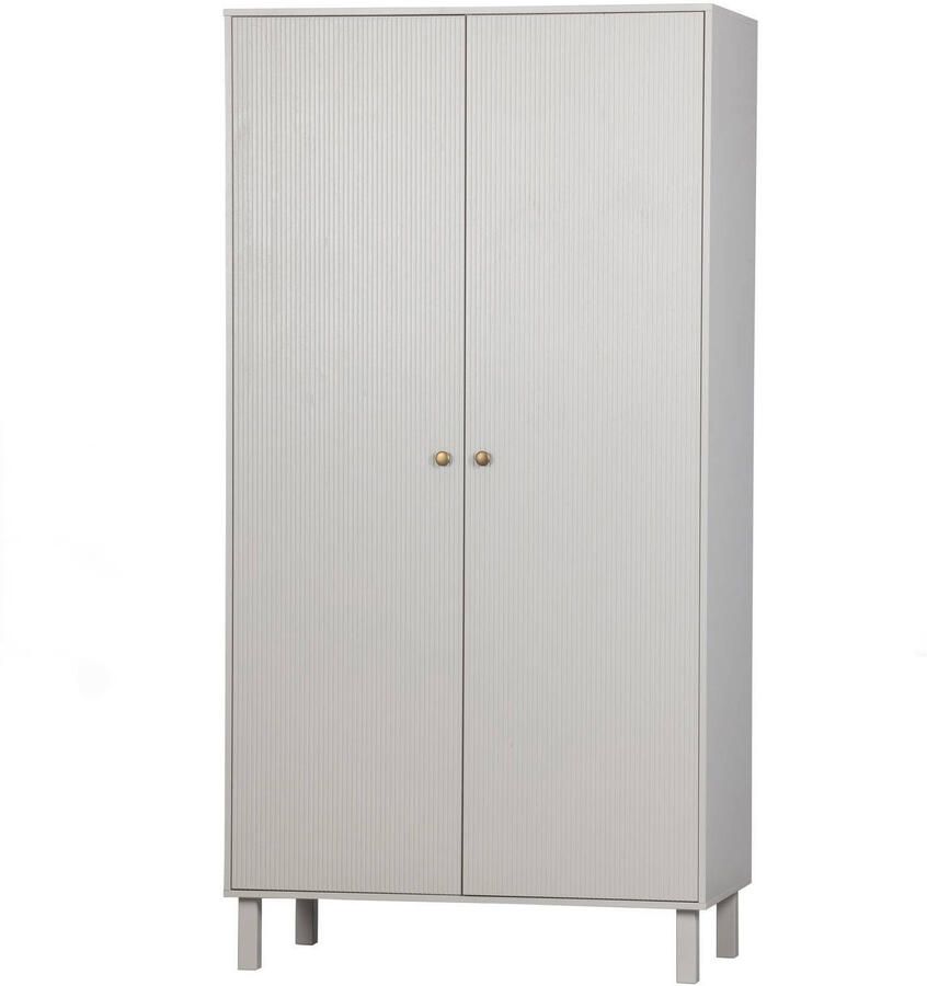 WOOOD Kledingkast Madu met kledingstang van grenenhout h 195 cm x b 100 cm - Foto 4