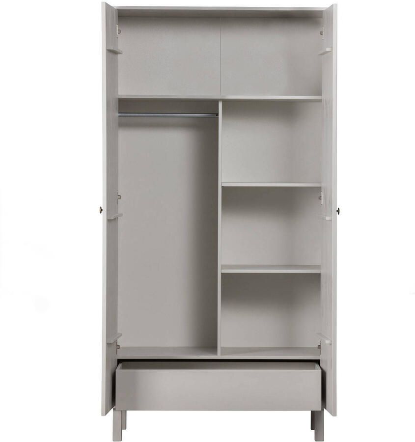 WOOOD Kledingkast Madu met kledingstang van grenenhout h 195 cm x b 100 cm - Foto 3