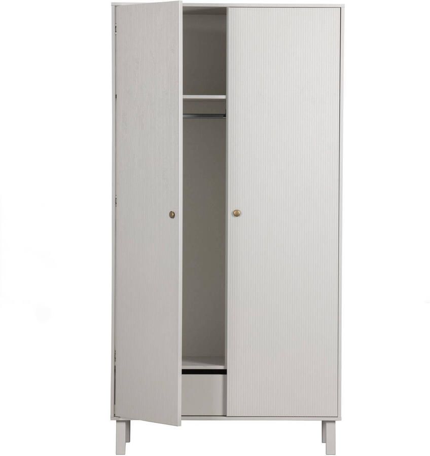 WOOOD Kledingkast Madu met kledingstang van grenenhout h 195 cm x b 100 cm - Foto 2