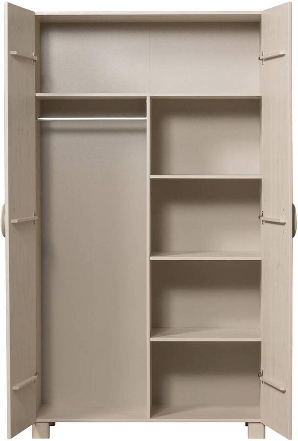 WOOOD Noah 2-Deurs Kast Grenen Dust 200x110x55 - Foto 4