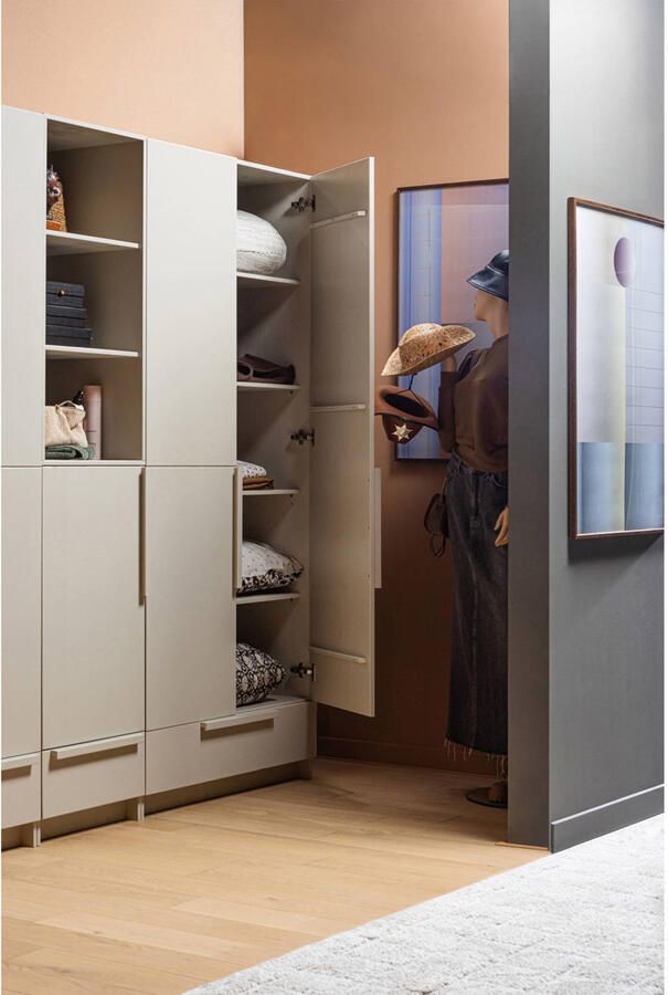 WOOOD Kledingkast Pure met kledingstang grenenhout hoogte 215 cm - Foto 2